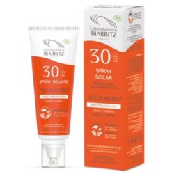 ALGA MARIS - LAB. BIARRITZ SPRAY SOLAR cara y cuerpo SPF30 100ml. BIO