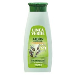 LINEA VERDE JABON CORPORAL con avena 400ml.