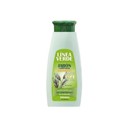 LINEA VERDE JABON CORPORAL con avena 400ml.