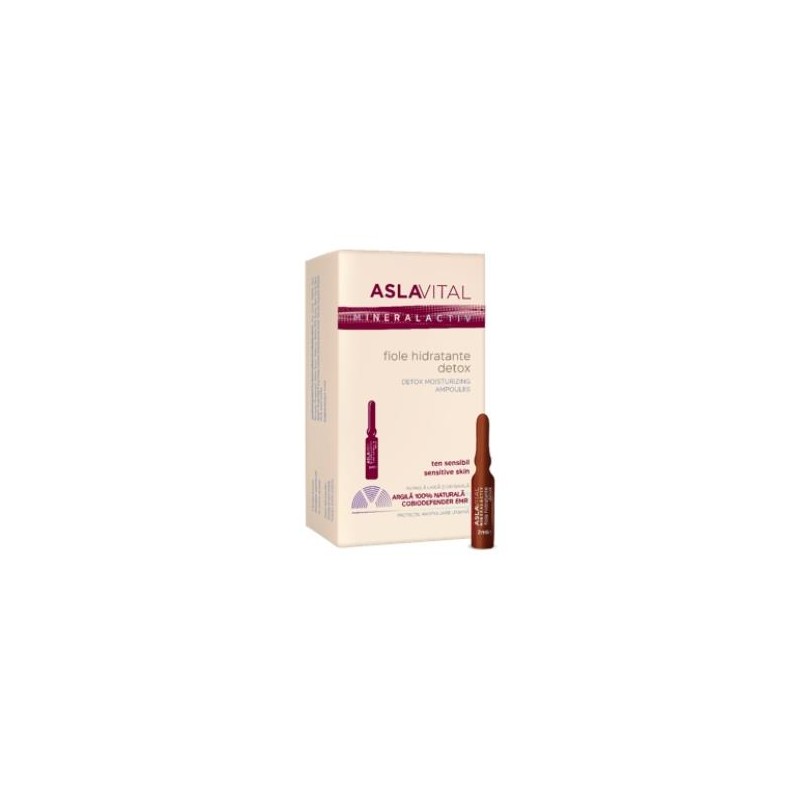 ASLA VITAL (Dra. Ana Aslan) AMPOLLAS HIDRATANTES DETOX 7amp. ASLA VITAL (Dra. Ana Aslan) AMPOLLAS HIDRATANTES DETOX 7amp.