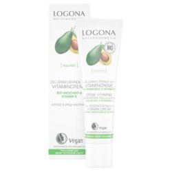 LOGONA CREMA VITAMINICA REGENERADORA 24H aguacate 30ml.