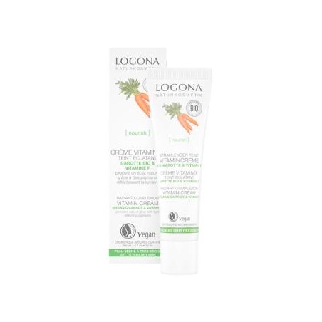 LOGONA CREMA VITAMINICA ILUMINADORA zanahoria-vitamina F