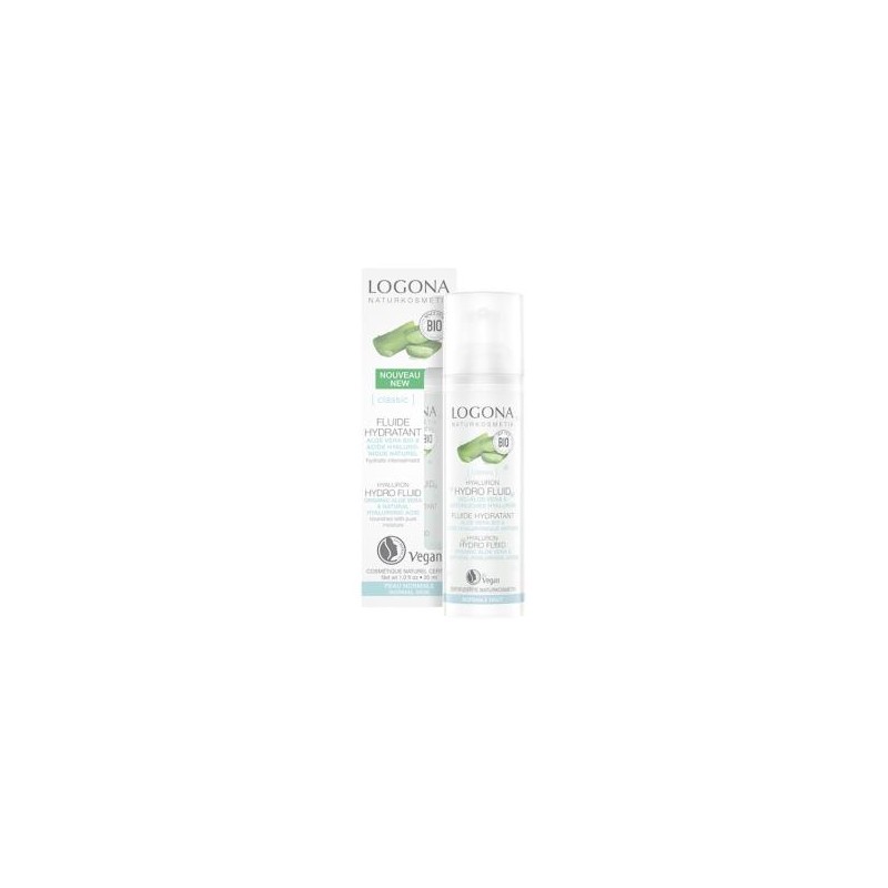 LOGONA FLUIDO HIDRATANTE aloe-ac. hialuronico 30ml. LOGONA FLUIDO HIDRATANTE aloe-ac. hialuronico 30ml.