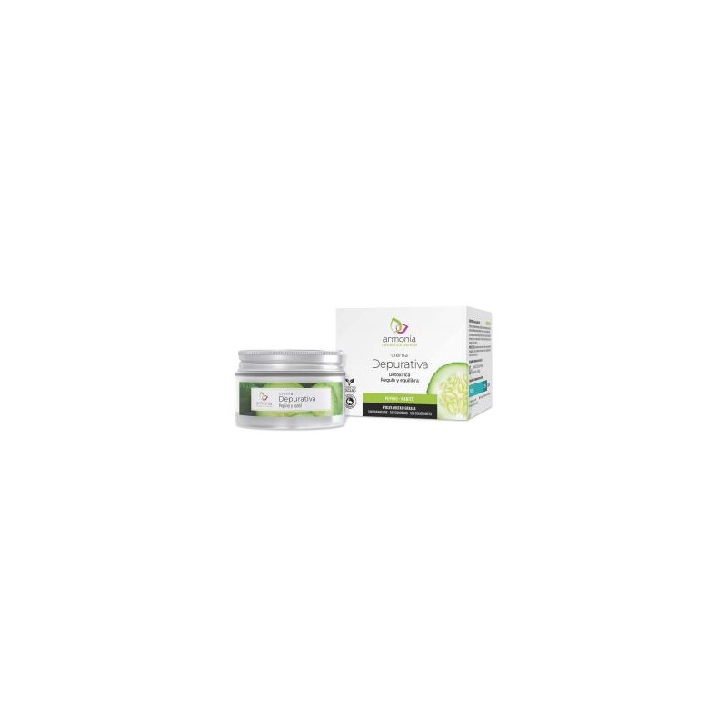 ARMONIA CREMA DEPURATIVA pepino-karite 50ml. ARMONIA CREMA DEPURATIVA pepino-karite 50ml.