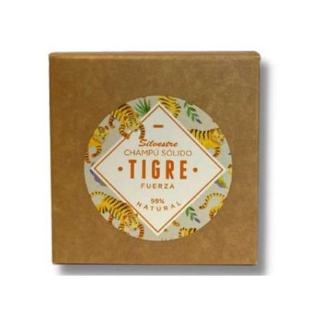 CHAMPU SOLIDO TIGRE fuerza 80gr.