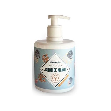 JABON DE MANOS agua de mar SILVESTRE 500ml.