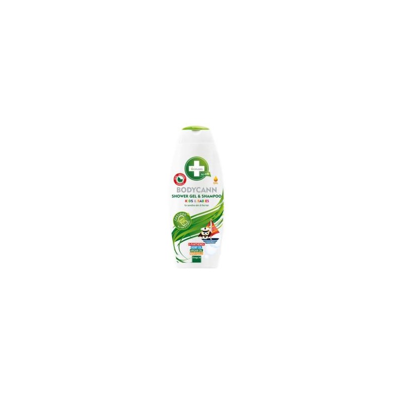 BODYCANN KIDS champu y gel 2 en 1 250ml.**