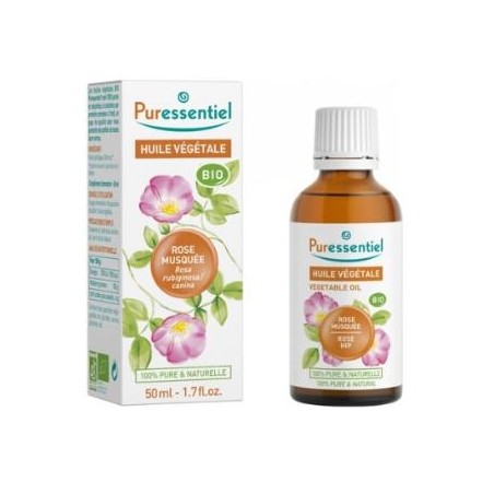 PURESSENTIEL ROSA MOSQUETA aceite vegetal BIO 50ml.