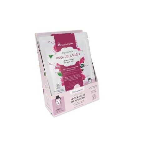 ESENTIAL AROMS TISSUE MASK PRO-COLLAGEN mascarilla facial 12ud.