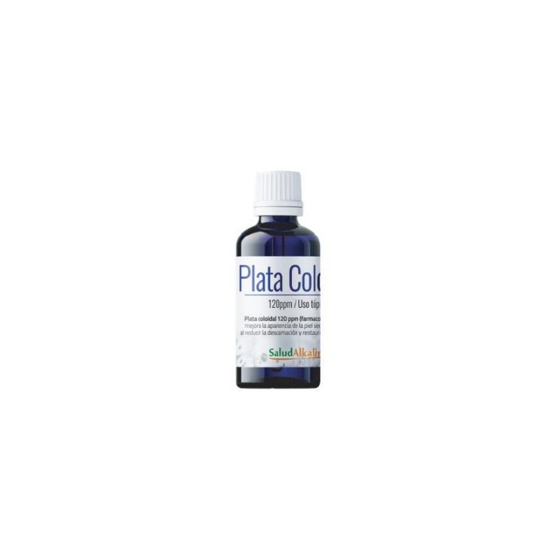 SALUDALKALINA PLATA COLOIDAL 120ppm 50ml. SALUDALKALINA PLATA COLOIDAL 120ppm 50ml.