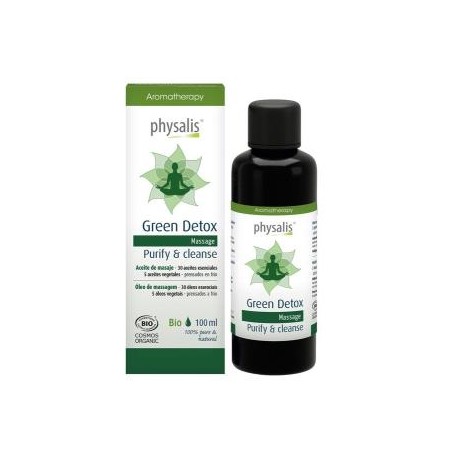 GREEN DETOX purifica y limpia aceite masaje 100ml.