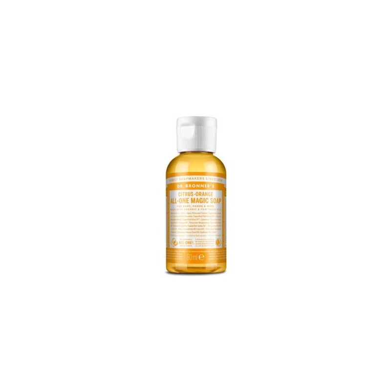 DR. BRONNER´S JABON LIQUIDO citricos 60ml.
