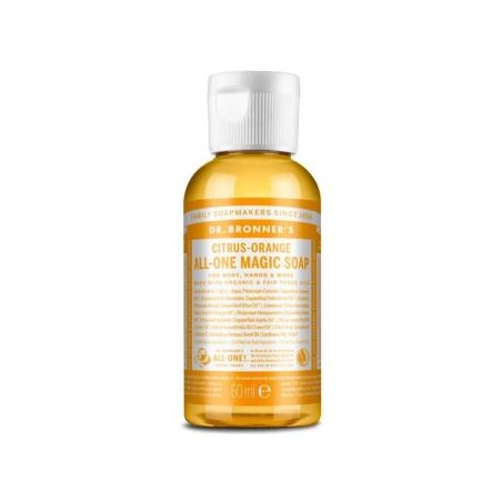 DR. BRONNER´S JABON LIQUIDO citricos 60ml.