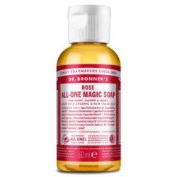 DR. BRONNER´S JABON LIQUIDO rosas 60ml.