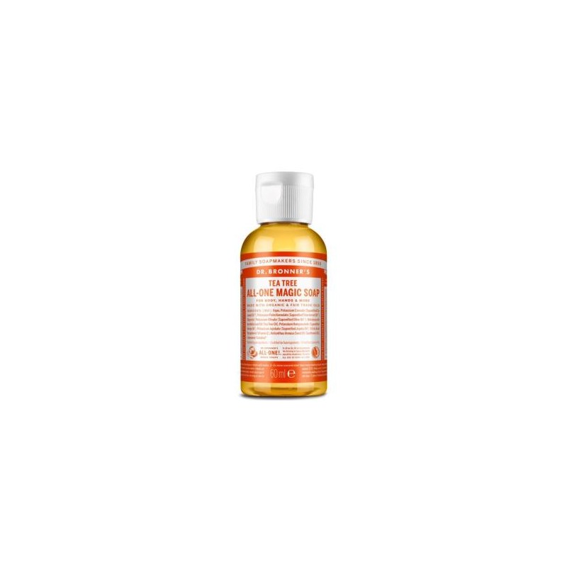 DR. BRONNER´S JABON LIQUIDO arbol del te 60ml.