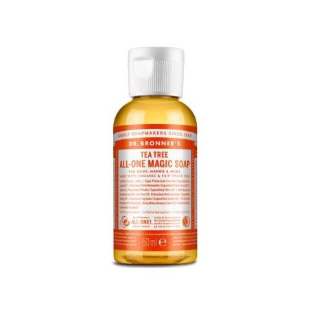 DR. BRONNER´S JABON LIQUIDO arbol del te 60ml.