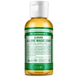 DR. BRONNER´S JABON LIQUIDO almendras 60ml.