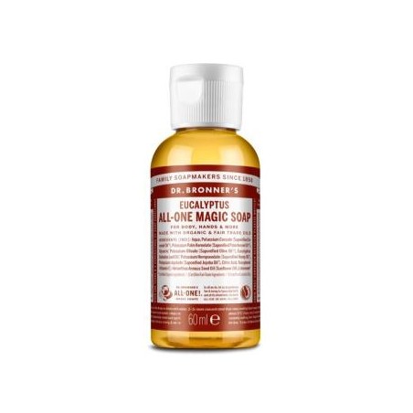 DR. BRONNER´S JABON LIQUIDO eucalipto 60ml.