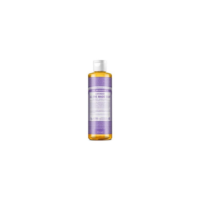 DR. BRONNER´S JABON LIQUIDO lavanda 240ml.
