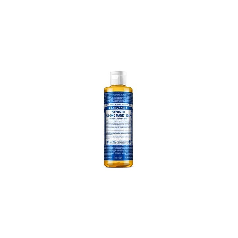 DR. BRONNER´S JABON LIQUIDO menta 240ml.