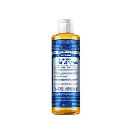 DR. BRONNER´S JABON LIQUIDO menta 240ml.