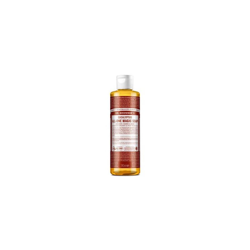 DR. BRONNER´S JABON LIQUIDO eucalipto 240ml.