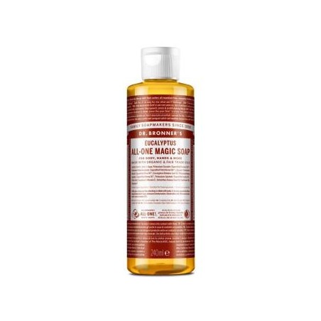 DR. BRONNER´S JABON LIQUIDO eucalipto 240ml.