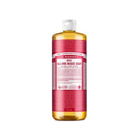 DR. BRONNER´S JABON LIQUIDO rosas 945ml.