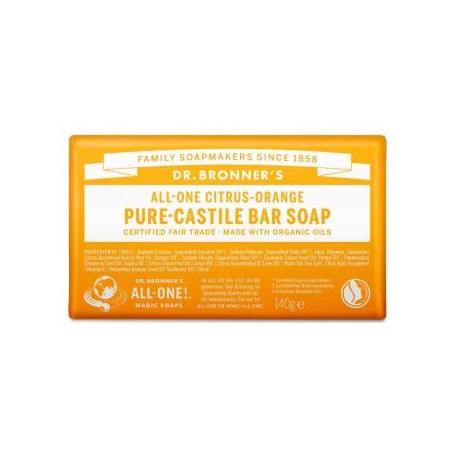DR. BRONNER´S JABON EN PASTILLA citricos 140gr.