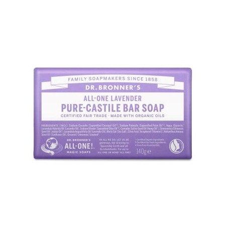 DR. BRONNER´S JABON EN PASTILLA lavanda 140gr.