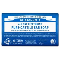 DR. BRONNER´S JABON EN PASTILLA menta 140gr.