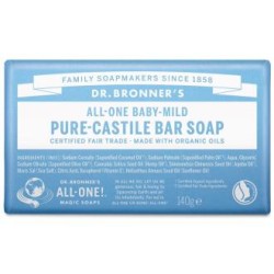 DR. BRONNER´S JABON EN PASTILLA BEBE neutral 140gr.