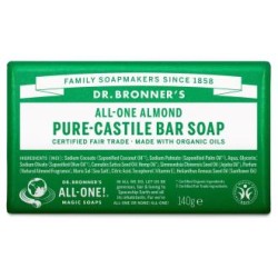 DR. BRONNER´S JABON EN PASTILLA almendras 140gr.