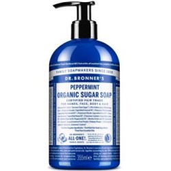 DR. BRONNER´S JABON DE AZUCAR menta 355ml.