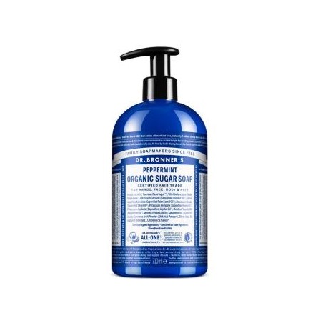 DR. BRONNER´S JABON DE AZUCAR menta 710ml.