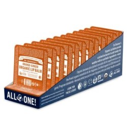 DR. BRONNER´S LAPIZ LABIAL naranja-jengibre PACK 12ud. x 4gr.
