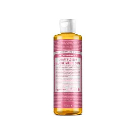 DR. BRONNER´S JABON LIQUIDO flor de cerezo 240ml.
