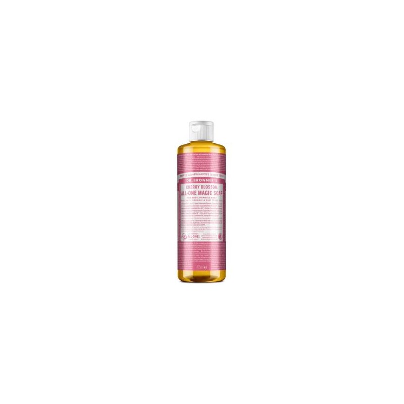 DR. BRONNER´S JABON LIQUIDO flor de cerezo 475ml. DR. BRONNER´S JABON LIQUIDO flor de cerezo 475ml.
