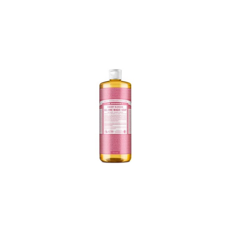DR. BRONNER´S JABON LIQUIDO flor de cerezo 945ml.