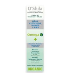 DSHILA CREMA MANOS Y UÑAS OMEGA-6 con dosificador 250ml.