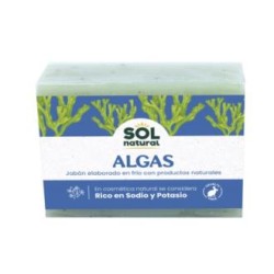SOLNATURAL JABON EN PASTILLA de algas 100gr.