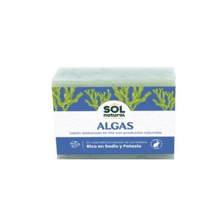SOLNATURAL JABON EN PASTILLA de algas 100gr.