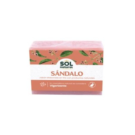 SOLNATURAL JABON EN PASTILLA  de sandalo calmante 100gr.
