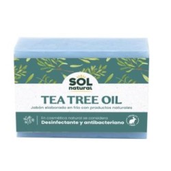 SOLNATURAL JABON EN PASTILLA de tea tree 100gr.