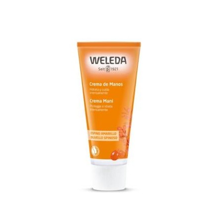 WELEDA CREMA DE MANOS de espino amarillo hidratante 50ml.