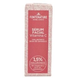 SERUM FACIAL VIT C-HIALURONICO-ROSA MOSQUETA 30ml.
