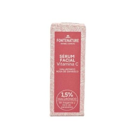 SERUM FACIAL VIT C-HIALURONICO-ROSA MOSQUETA 30ml.