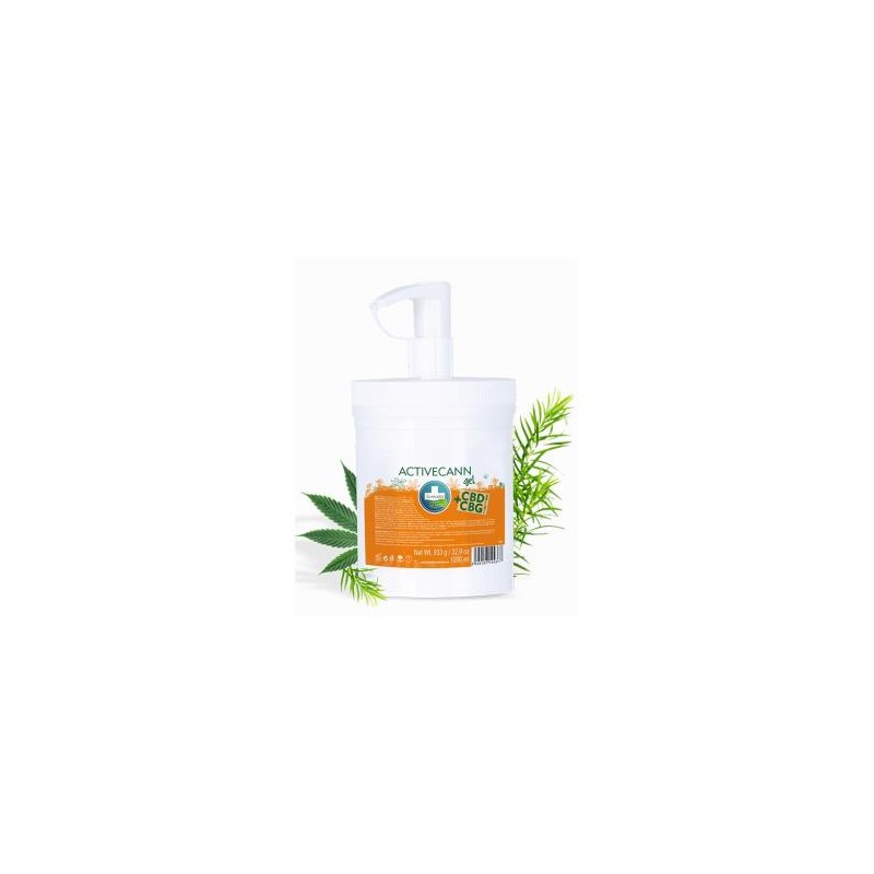 ACTIVECANN CBD+CBG gel masaje 1L. ACTIVECANN CBD+CBG gel masaje 1L.
