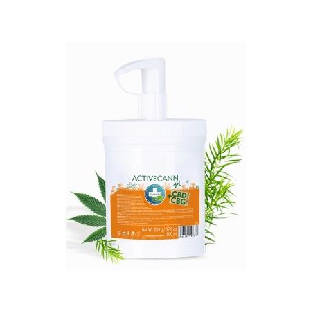 ACTIVECANN CBD+CBG gel masaje 1L.
