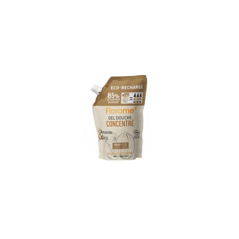 ECO RECARGA GEL DE DUCHA CONCENTRADO almendras-coco 300 ml ECO RECARGA GEL DE DUCHA CONCENTRADO almendras-coco 300 ml